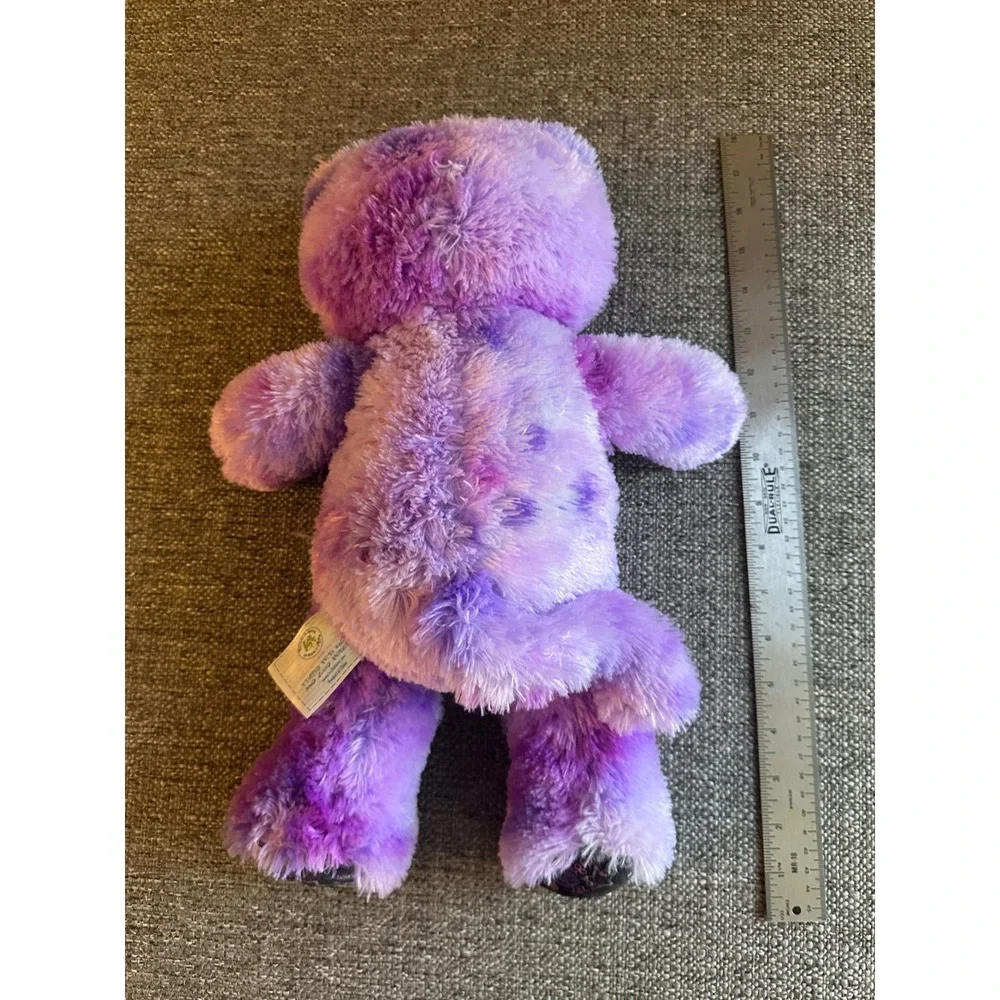 Build a Bear  kitty‎ Purple Tie Dye Peace Sign Stuffed Animal Plush Toy